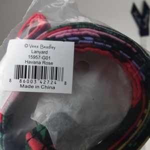 Vera Bradley Lanyard in Havana Rose